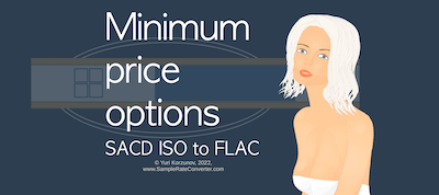 Converter SACD ISO to FLAC. Options