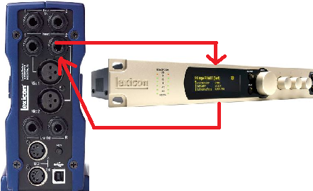 Connecting audio processor to sound card