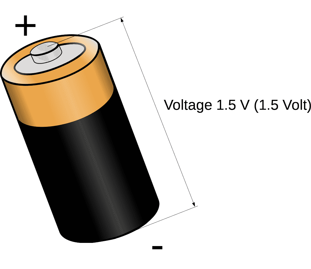 Voltage electrical battery