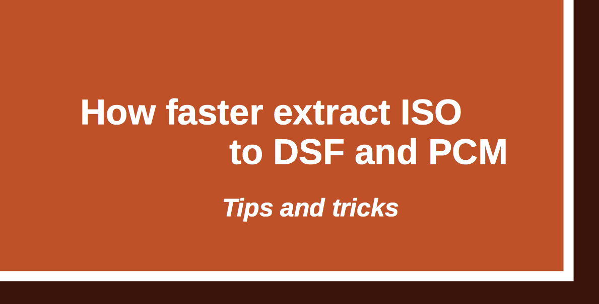 How faster extract ISO