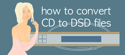 Rip CD to DSD files