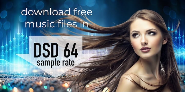 Download music in DSD 64 (DSF files)