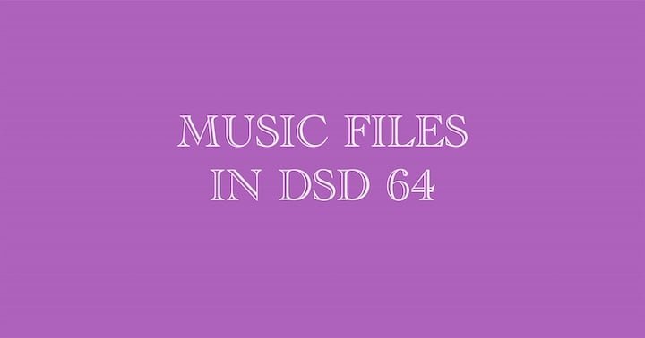Download music in DSF (DSD64)