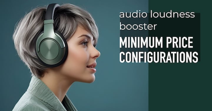 AuI ConverteR configurations to boost loudness audio