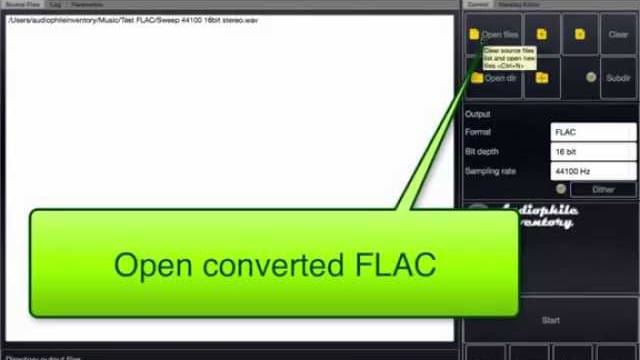 video: FLAC versus WAV comparison