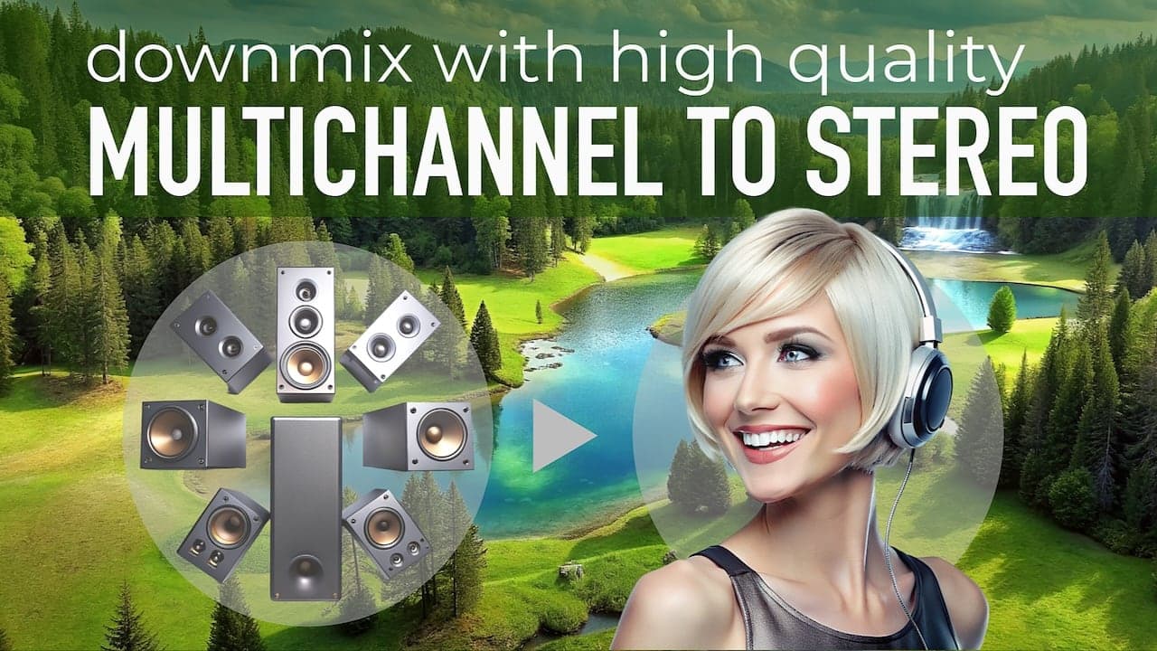 video guide: How to downmix multichannel audio files to stereo