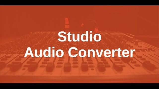 video about audio sample rate converter