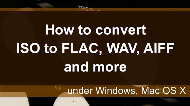 video: How to convert SACD ISO file to WAV, AIFF, mp3, FLAC,...
