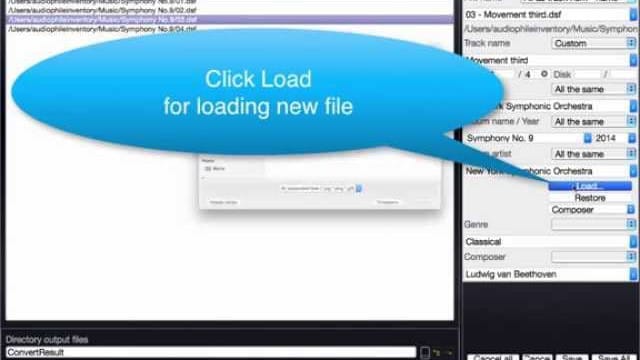 video: how to edit metadata FLAC WAV AIFF DSF