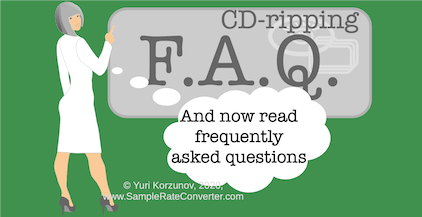 CD-ripping Frequently Asked Questions