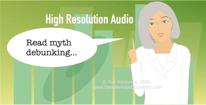 Hi-res audio myths