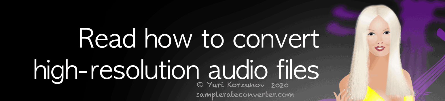 convert high-resolution audio ways