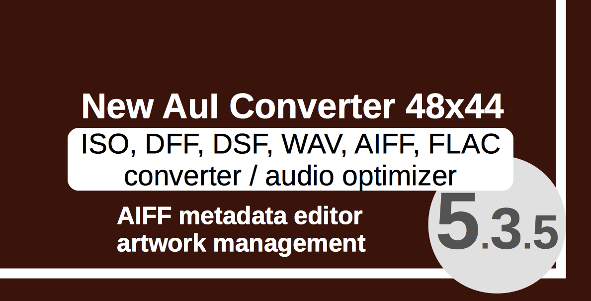 Audio converter AuI ConverteR 48x44 v.5.3.5