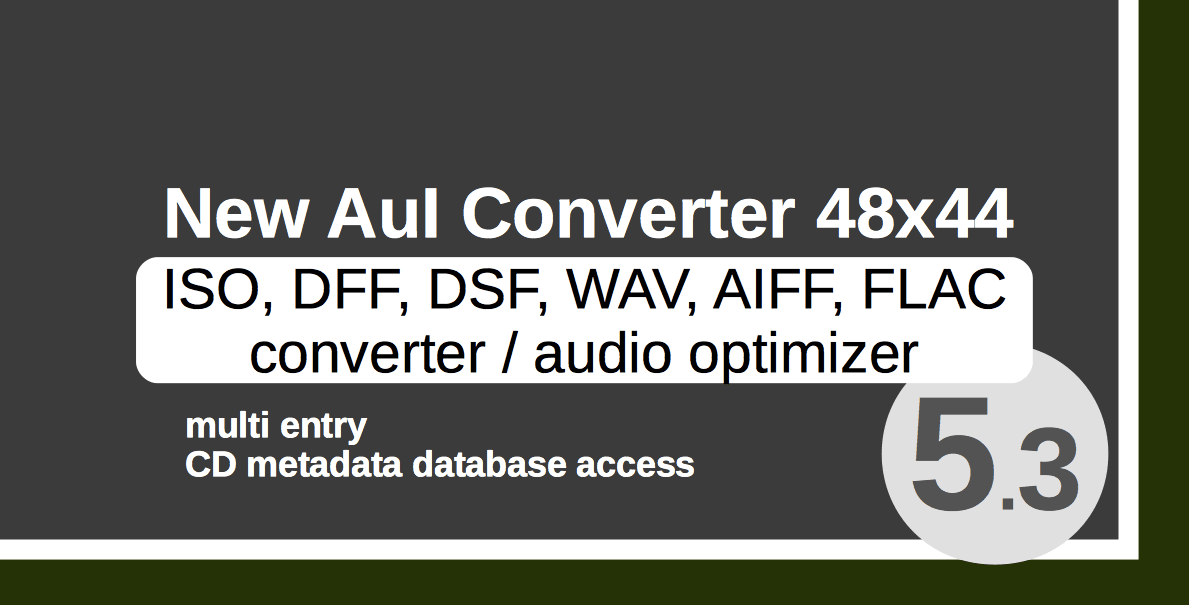 Audio converter AuI ConverteR 48x44 v.5.3